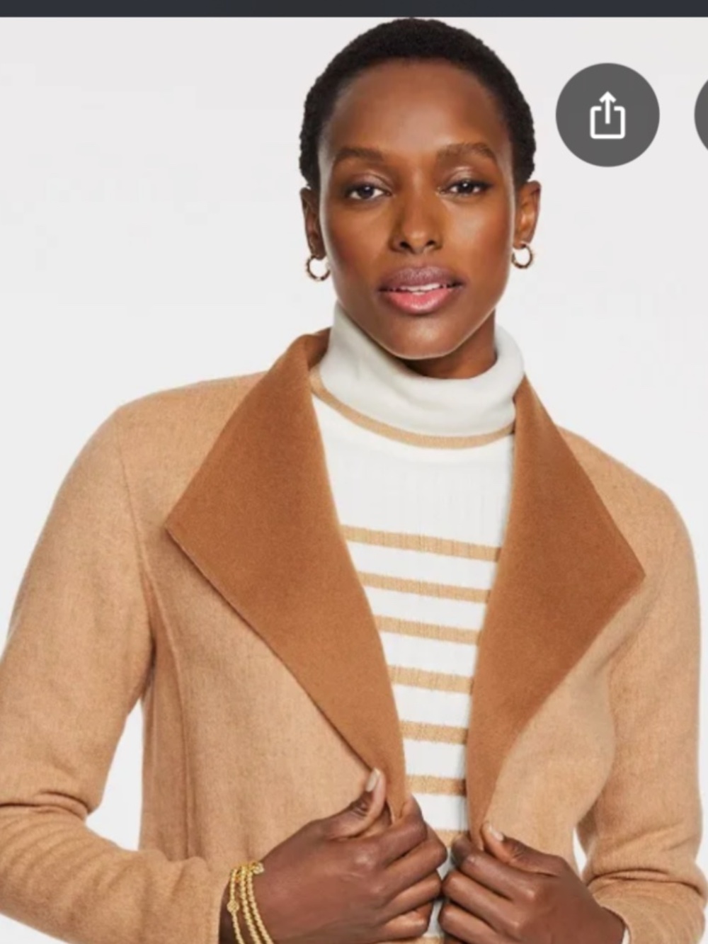 Talbots NWT Double Face Wool Blend Jacket Size 16